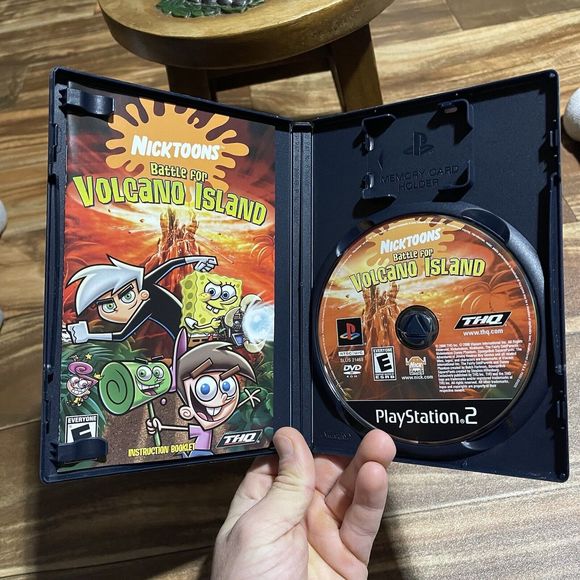 Nicktoons: Battle for Volcano Island (Sony PlayStation 2, 2006) CIB Complete - Picture 7 of 7